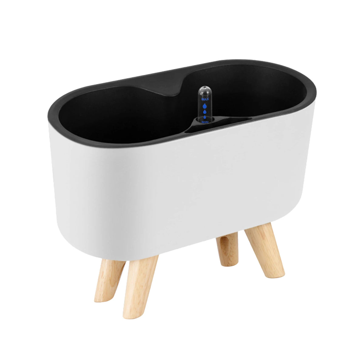 Self-Watering Planter with Water-Level Indicator