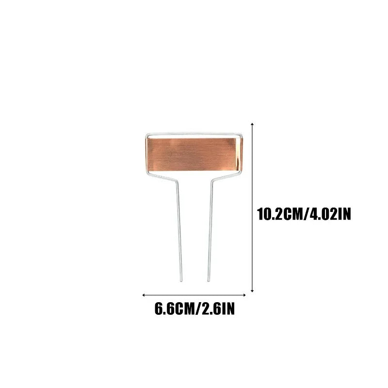 Copper-Finish Plant Labels