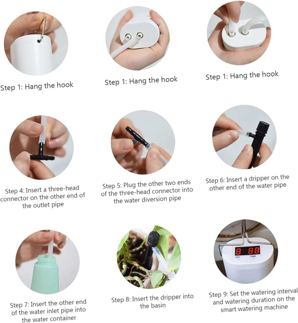 Vacation Drip Watering Kit with Timer