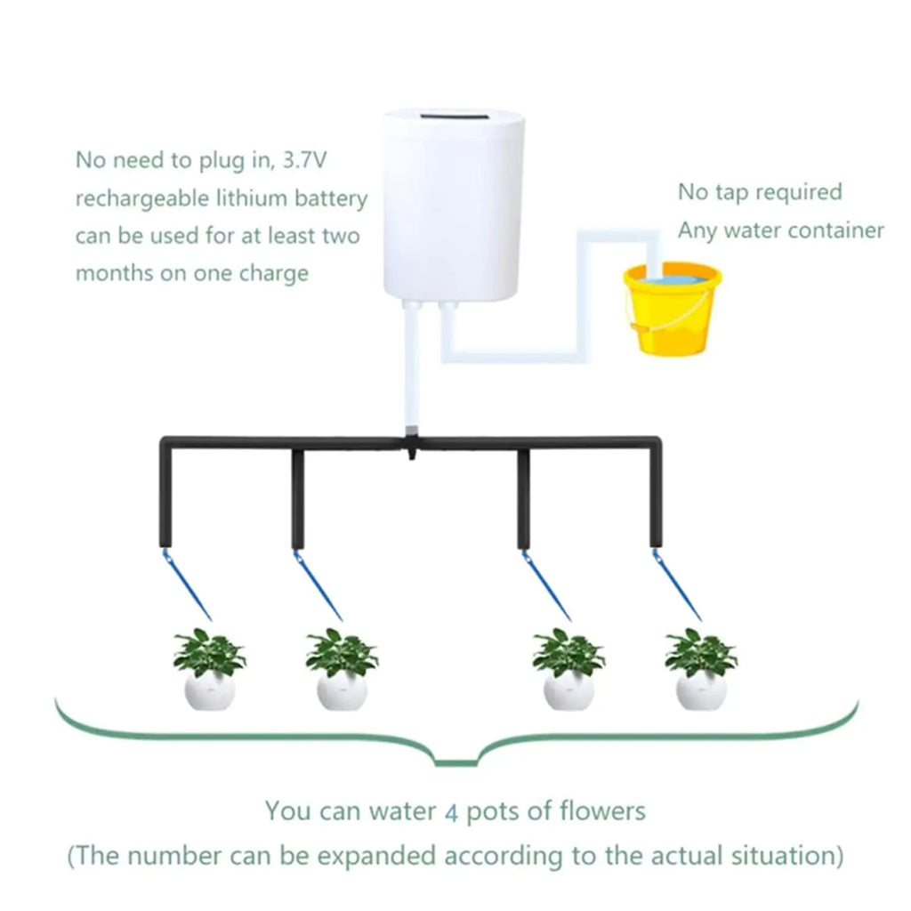Vacation Drip Watering Kit with Timer