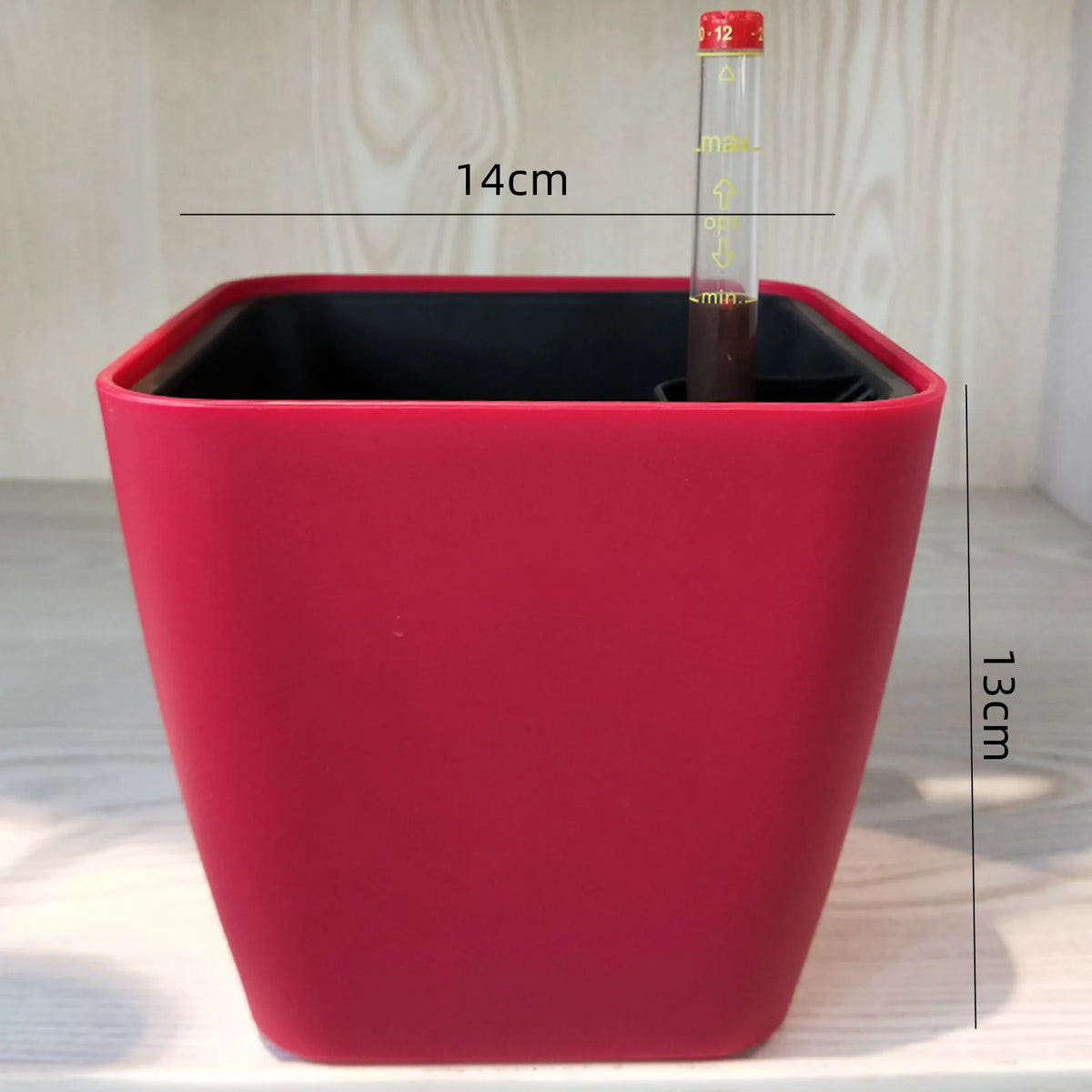 Self-Watering Planter with Water-Level Indicator