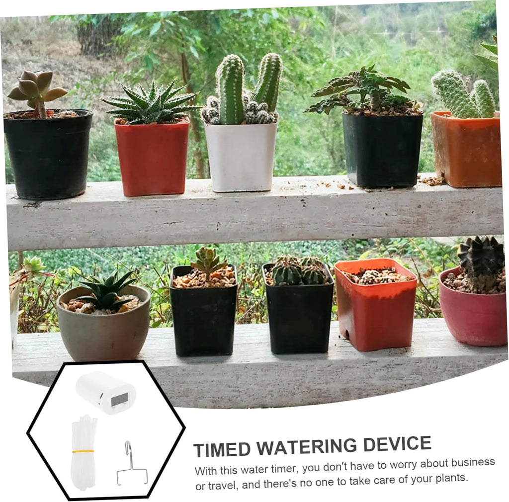 Vacation Drip Watering Kit with Timer