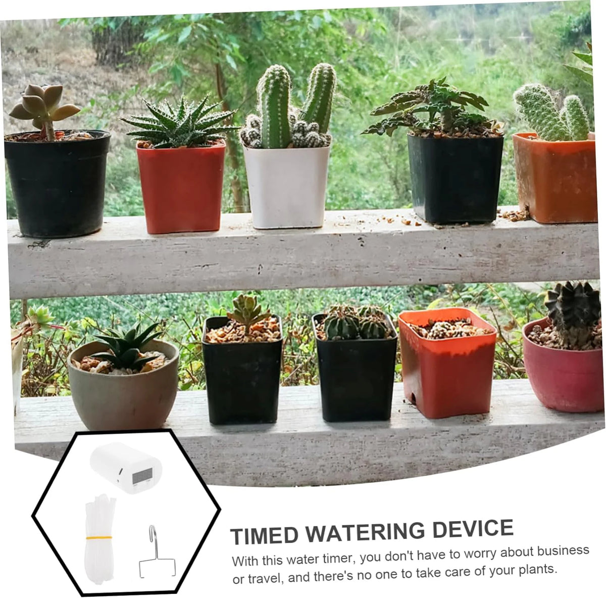 Vacation Drip Watering Kit with Timer