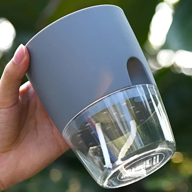 Clear-Reservoir Wicking Pot