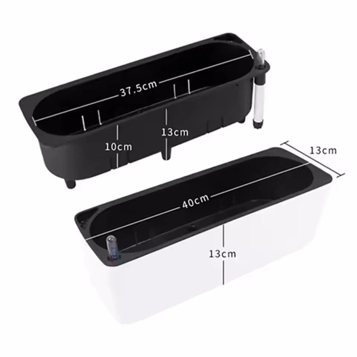Self-Watering Planter with Water-Level Indicator