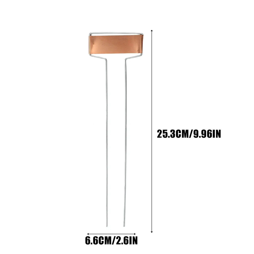 Copper-Finish Plant Labels